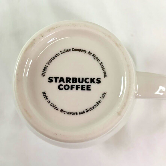 Starbucks Chocofino Mug 2004 Super Rare Ceramic Chantico Chocolate Retro Unicorn - Picture 6 of 6